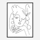 White Swan Wall Art Print