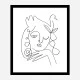 White Swan Wall Art Print