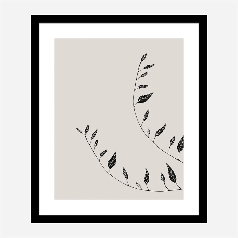 Wavy Branches Wall Art Print