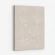 The Swan Beige Wall Art Print