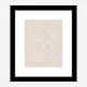 The Swan Beige Wall Art Print