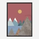 Mountain Landscape Wall Art Print
