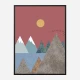 Mountain Landscape Wall Art Print