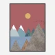 Mountain Landscape Wall Art Print