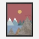 Mountain Landscape Wall Art Print