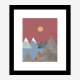 Mountain Landscape Wall Art Print