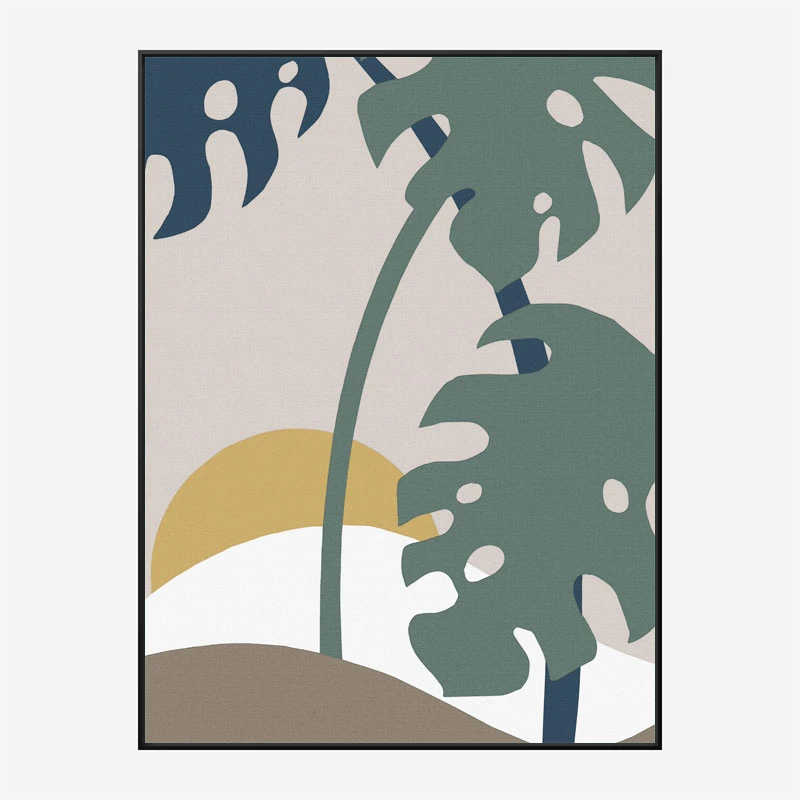 Monstera Cut Out 2 Wall Art Print
