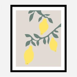 Lemons Wall Art Print
