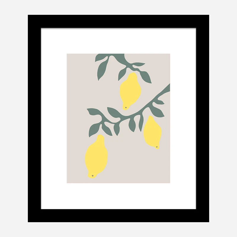 Lemons Wall Art Print