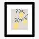 Lemons Wall Art Print