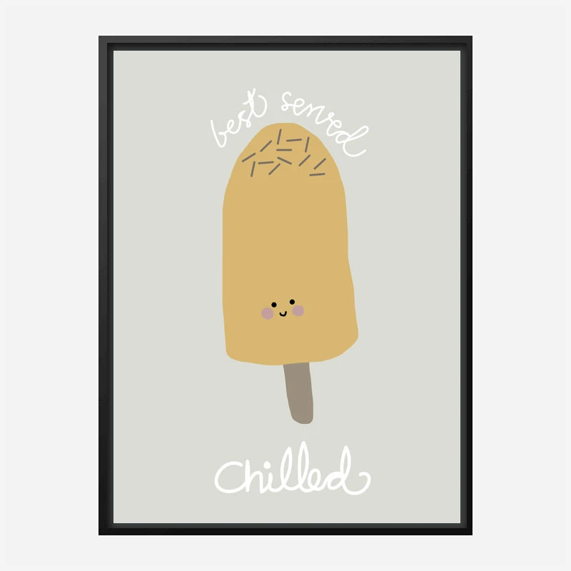 Chilled Ice Cream Wall Art Print
