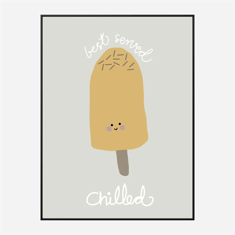 Chilled Ice Cream Wall Art Print