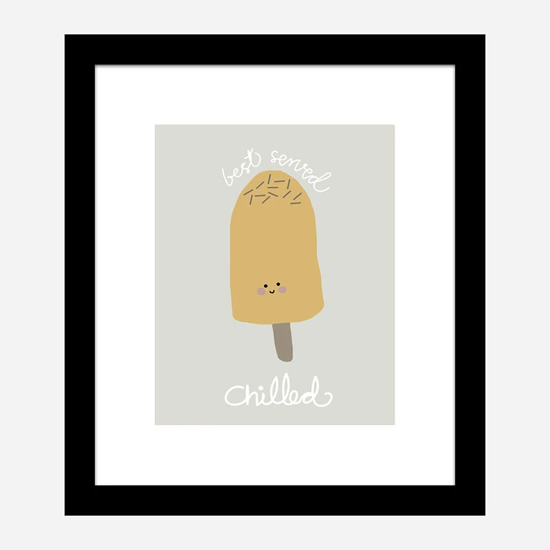Chilled Ice Cream Wall Art Print