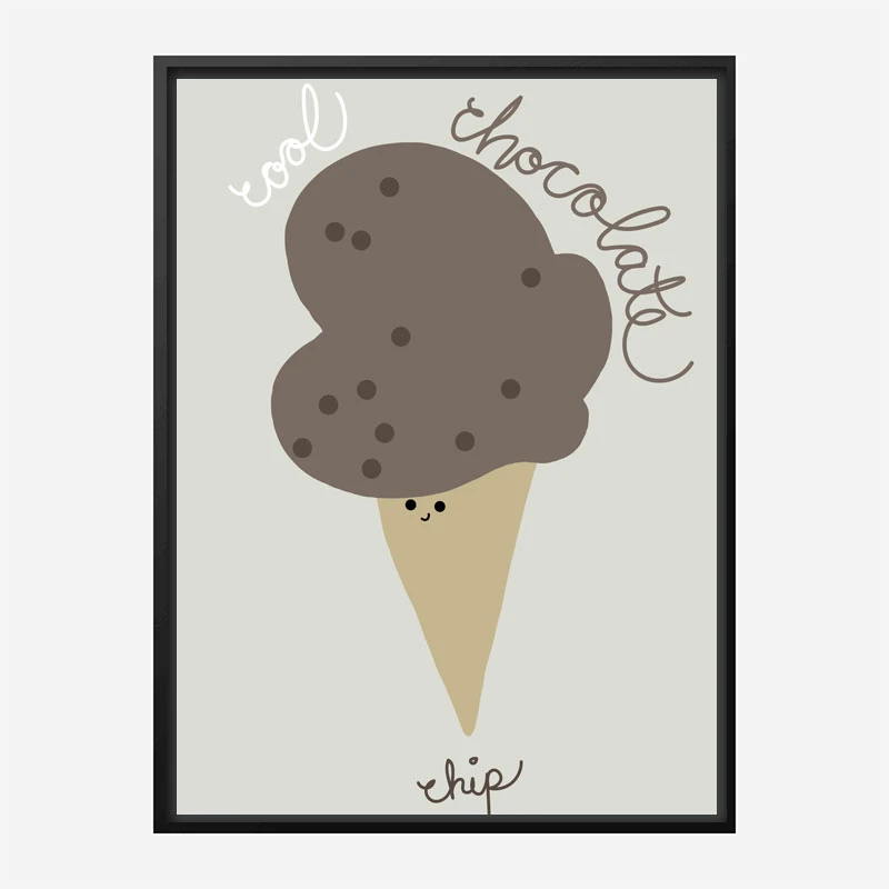 Chocolate Chip Wall Art Print