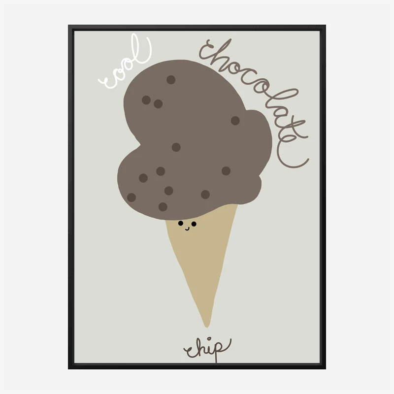Chocolate Chip Wall Art Print
