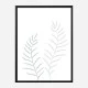 Pale Plants Wall Art Print