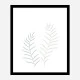 Pale Plants Wall Art Print
