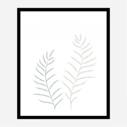 Pale Plants Wall Art Print