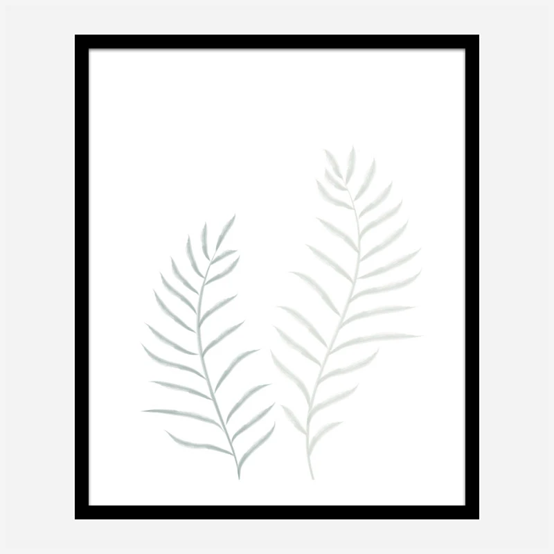 Pale Plants Wall Art Print