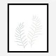 Pale Plants Wall Art Print