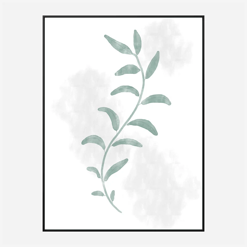 Jazzy Leaves Wall Art Print