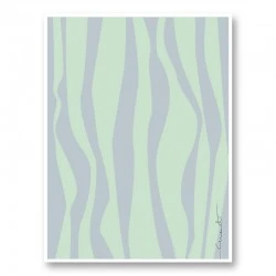 Wavy Stripes Wall Art Print
