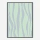 Wavy Stripes Wall Art Print