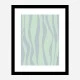 Wavy Stripes Wall Art Print