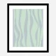 Wavy Stripes Wall Art Print