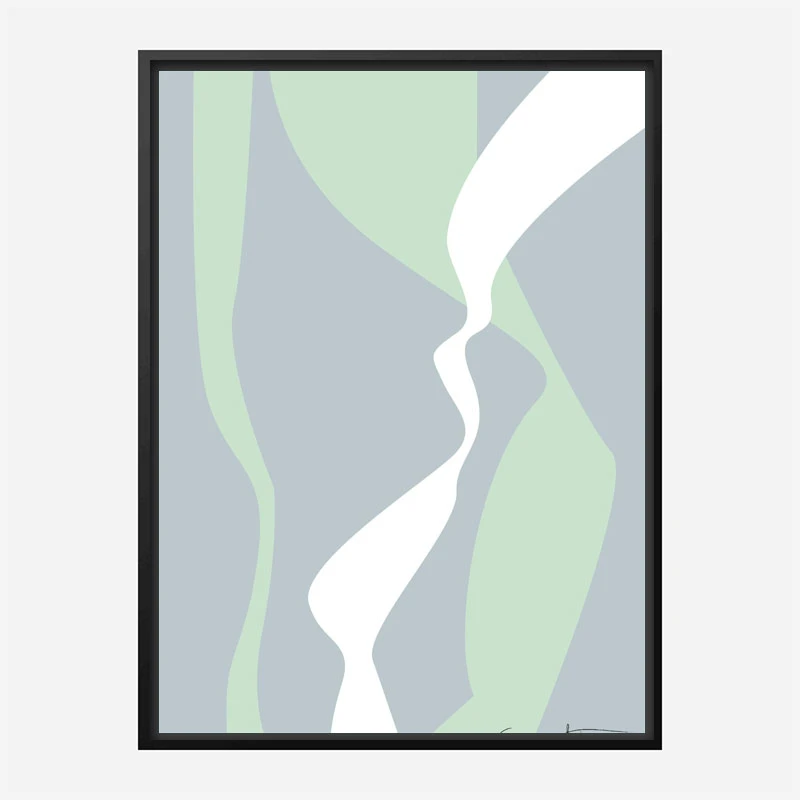 Wavy Tracks Wall Art Print