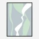 Wavy Tracks Wall Art Print