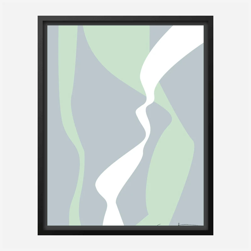 Wavy Tracks Wall Art Print