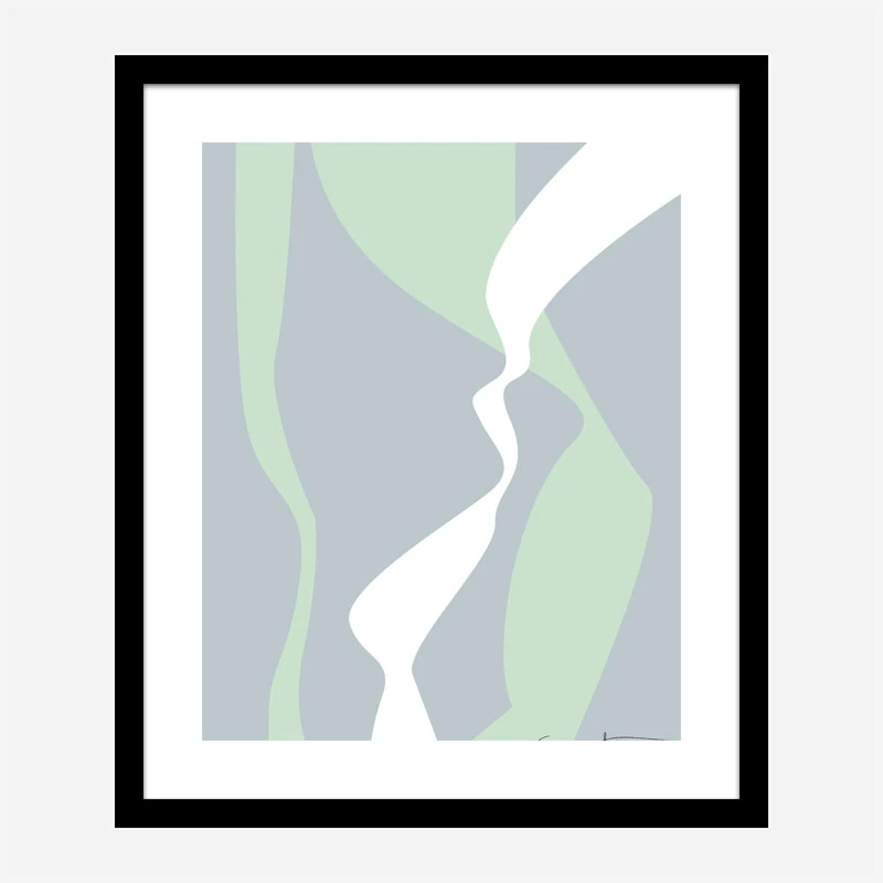 Wavy Tracks Wall Art Print