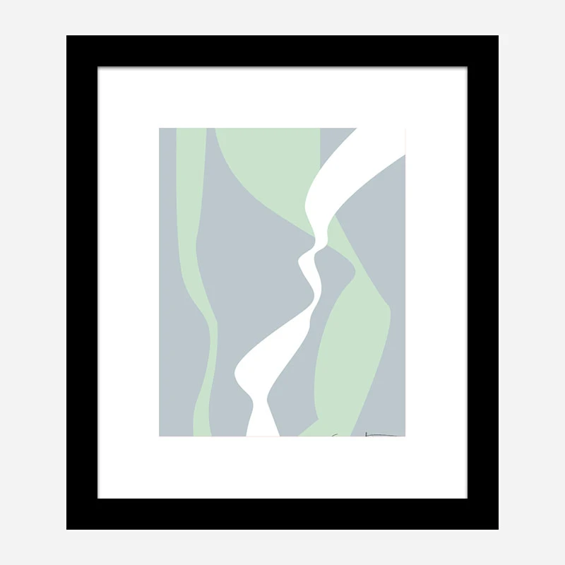 Wavy Tracks Wall Art Print