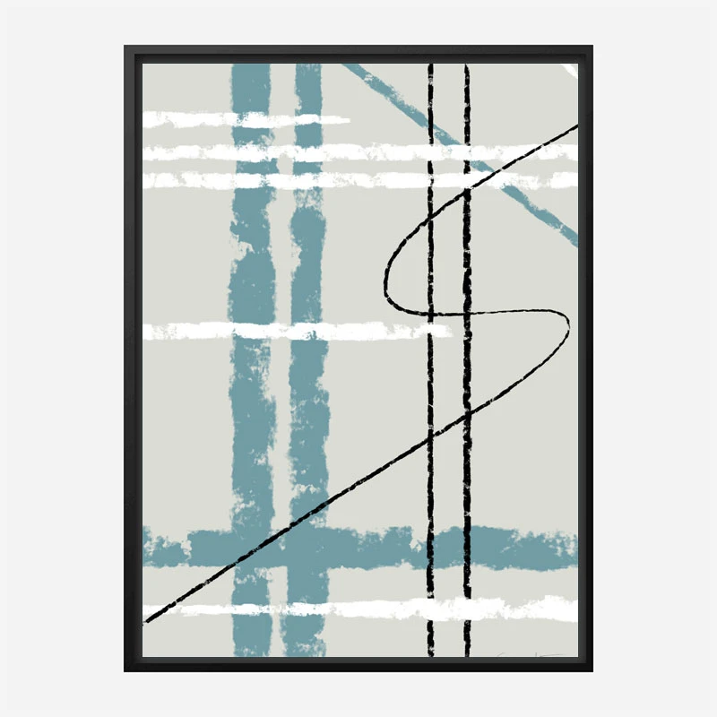 Messy Lines Wall Art Print