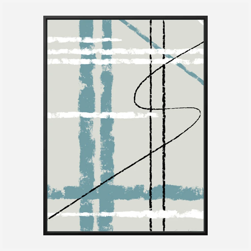 Messy Lines Wall Art Print