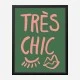 Tres Chic Green Wall Art Print