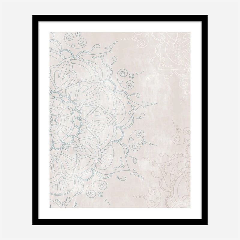 Mandala Close Wall Art Print