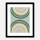 Double Rainbow Green Wall Art Print