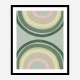 Double Rainbow Green Wall Art Print