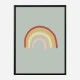 Rainbow Green Wall Art Print