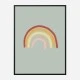 Rainbow Green Wall Art Print