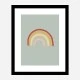 Rainbow Green Wall Art Print