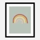 Rainbow Green Wall Art Print