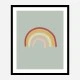 Rainbow Green Wall Art Print