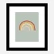 Rainbow Green Wall Art Print