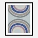 Double Rainbow Blue Wall Art Print