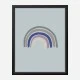 Rainbow Blue Wall Art Print