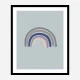 Rainbow Blue Wall Art Print