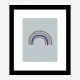 Rainbow Blue Wall Art Print